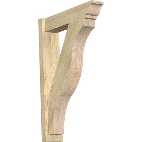 Ekena Millwork Funston Traditional Rough Sawn Outlooker, Douglas Fir, 6"W x 24"D x 36"H OUT06X24X36FST01RDF - main